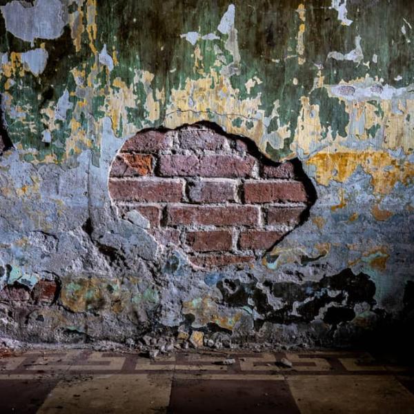 Australia in a wall?