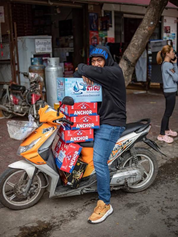 Buying beers.. and water
