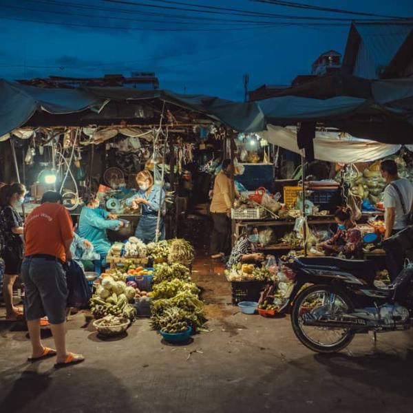 some market at night